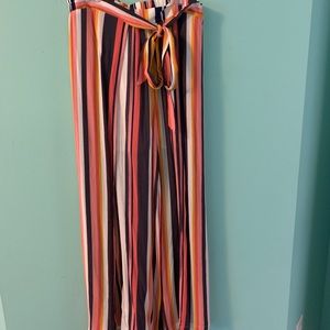 BOGO all items!! Rainbow Flowy pants nbw!!